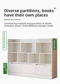 Lockers Household Simple Multi-grid Storage Organizing Cabinet Living  Display Cabinet Simple Bookshelf Multi-layer Shelf - Buy online at  Vibe In Cart.