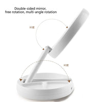 1X 10x Magnifying Vanity Mirror with LED Lighted Flexible Foldable Desk Makeup Mirror Lighting Dressing Makeup Lamp - Buy online at  Vibe In Cart.