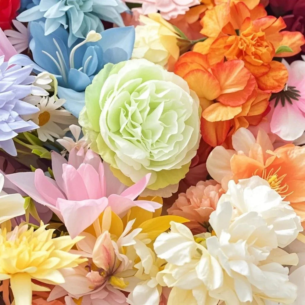 20/52Pcs Random Mix Artificial Flowers Silk Fake Flowers for Home Room Decor DIY Craft Gifts Accessories Bride Wedding Decor - Buy online at  Vibe In Cart.