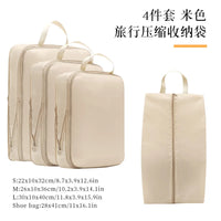 Travel Compression Packing Cubes 4-Piece Set Waterproof