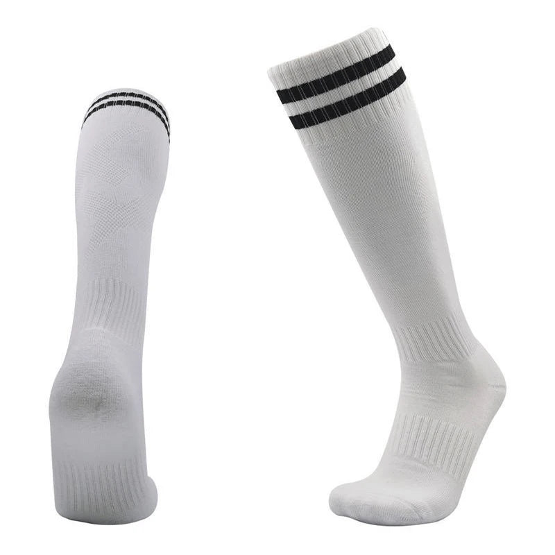 New Football Socks Knee length Cotton Socks Sweat Absorbing and Breathable Adult and Children's Sports Socks - Buy online at  Vibe In Cart.