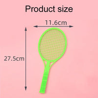 Children Mini Badminton Tennis Racket with Two Balls Plastic Parent-child Physical Exercise Baby Ball Games Summer Gifts TMZ - Buy online at  Vibe In Cart.