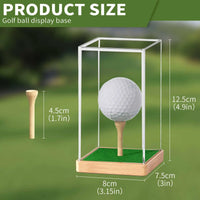 Golf Ball Display Box Multiuse Storage Box for Earphone Small Toys Baseball - Buy online at  Vibe In Cart.