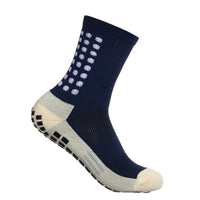 Men's Non-Slip Grip Knee-High Nylon Football Socks