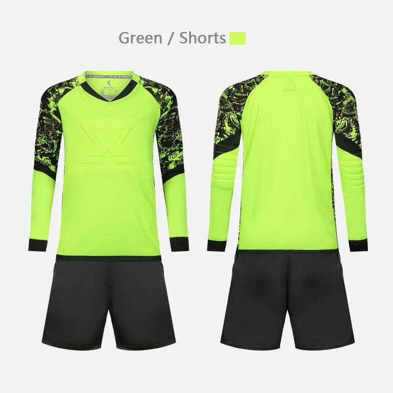 Children's Long Sleeve Protective Goalkeeper Jersey for Football