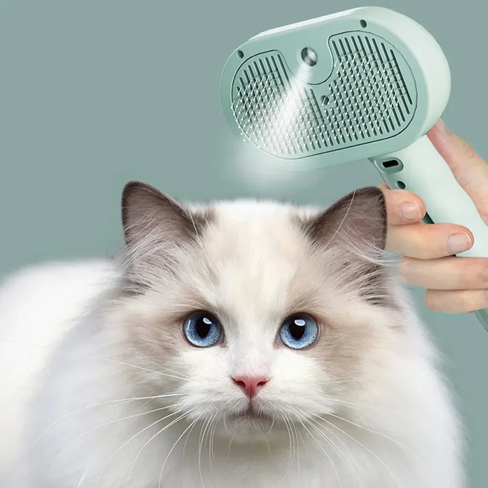 Pet Spray Hair Comb Pet Hair Remover Cleaning Brush Cats Grooming Dog Accessories Tools Dematting Water Mist Humidifier Comb - Buy online at  Vibe In Cart.
