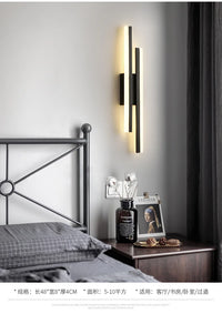 LED Bedroom Wall Lamp Wall Sconces Copper Line Pipe Acrylic Lampshade Indoor Lighting for Living Room Corridor Light Fixture - Buy online at  Vibe In Cart.