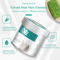 Pet Eye Wipes Cat and Dog Tearmark Wet Wipes Cat and Dog Universal No Irritation Cleaning Products 130 Pieces Wipes Pet Supplies - Buy online at  Vibe In Cart.