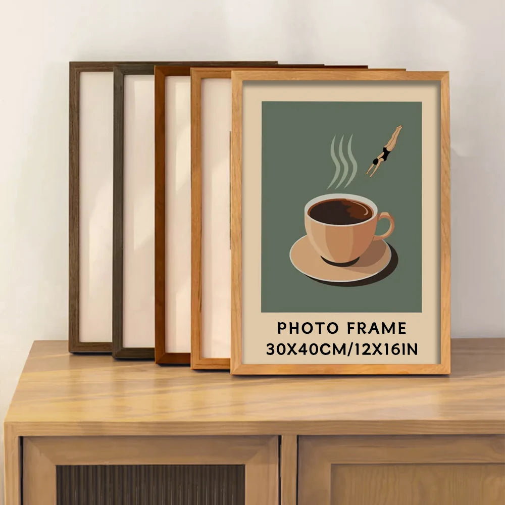 Picture Frame MDF 30X40cm 21x30cm 15X20cm A4 A8 Square Tabletop Photo Frames Wall Art Poster Display Bedroom Home Decor - Buy online at  Vibe In Cart.