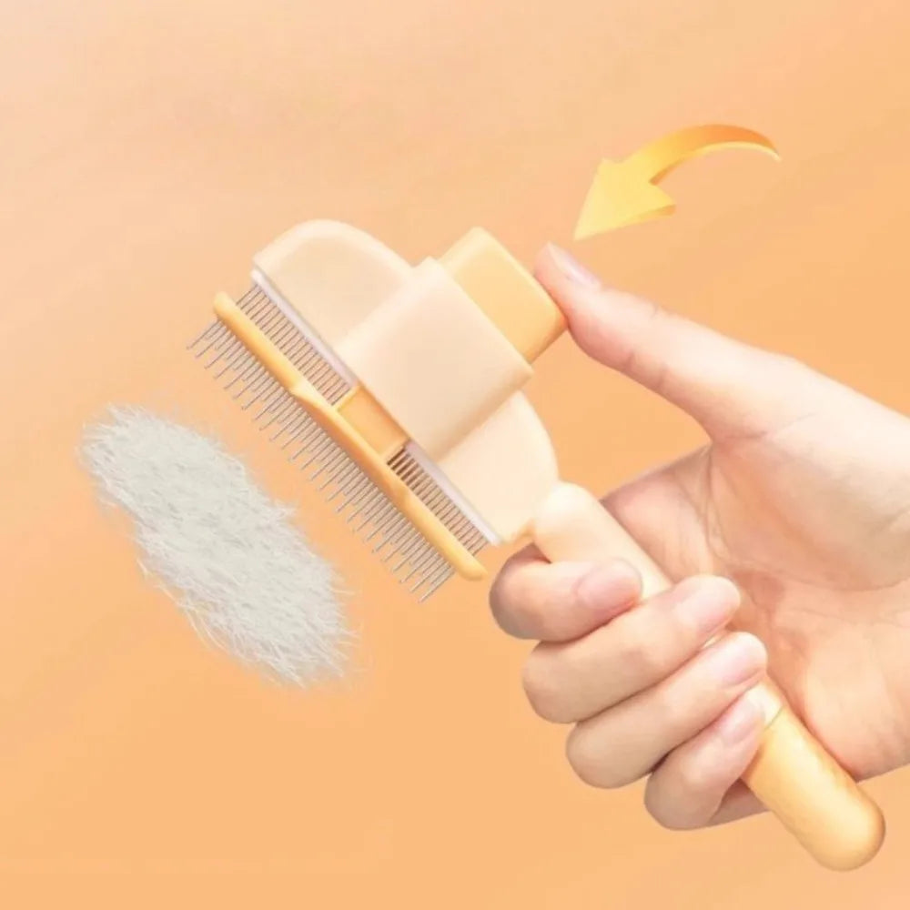 Pet Cat Comb Cat Dog Hair Remover Brush Cat Hair Grooming And Care Comb For Long Hair Dog Pet Brush Hair Removal Cleaning Tool - Buy online at  Vibe In Cart.