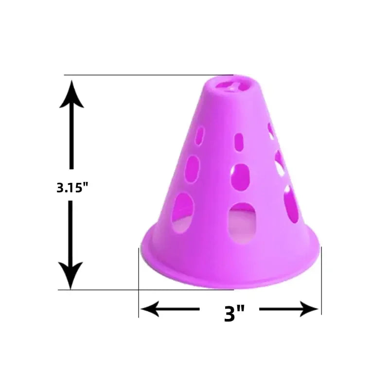 20/40/60 PCS Colorful Windproof Skate Marker Cones Roller Football Marking Cup Soccer Training Equipment - Buy online at  Vibe In Cart.