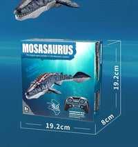 Simulated Electric Remote Control Dinosaur Toy with Lights and Water Spray