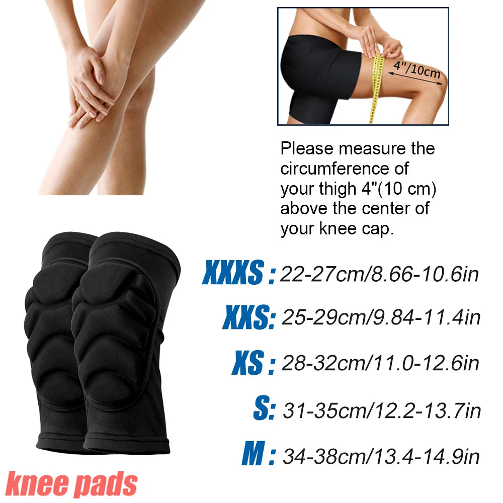 1 Pair Kids Sports Thick Sponge Knee Pads Elbow Sleeves Guard Collision Avoidance Protective Kneepads for Skate Soccer Football - Buy online at  Vibe In Cart.