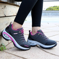 Ladies Sneakers Comfortable Breathable Platform Shoes Fashion Lace Up Female Casual Shoes for Women Outdoor Short Boots - Buy online at  Vibe In Cart.