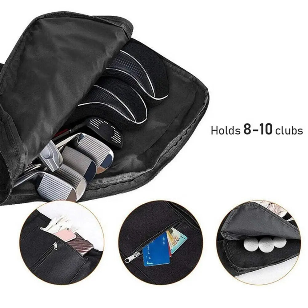 Golf Sunday Bag Golf Club Bag Mini Golf Bag Training Practice Golf Bag Travel Case Foldable Golf Bags For Men Women - Buy online at  Vibe In Cart.