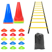 1 Set Of Soccer Speed Quickness Agility Training Set Agility Ladder, (19.6 ft Long With 12 Rungs) - Buy online at  Vibe In Cart.