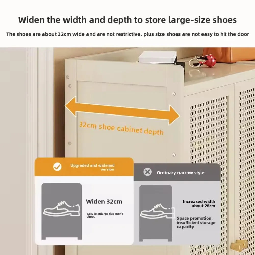 Home Shoe Cabinet Large Capacity Shoe Rack Breathable Storage Cabinet Moisture-proof Shoe Cabinet Simple Dust-proof Shoe Cabinet - Buy online at  Vibe In Cart.