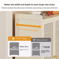 Home Shoe Cabinet Large Capacity Shoe Rack Breathable Storage Cabinet Moisture-proof Shoe Cabinet Simple Dust-proof Shoe Cabinet - Buy online at  Vibe In Cart.