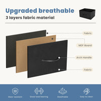 JHK Desser For Bedroom With 7 Fabric Drawers Organizer Storage Closet Chest Clothes For Living Room Display Cabinet Of Furniture - Buy online at  Vibe In Cart.