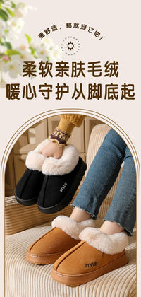 Comwarm Women's Snow Boots For Outdoor Classic Non-Slips Winter Warm Snow Boots Fashion Cozy Plush Women Boots Fuzzy Home Boots - Buy online at  Vibe In Cart.
