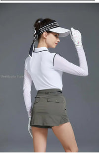 Love Golf Skirt Ladies Quick-Drying Slim Shorts Korea High Waist Golf Women's Skirts Irregular Leisure Skort Female Sports Wear