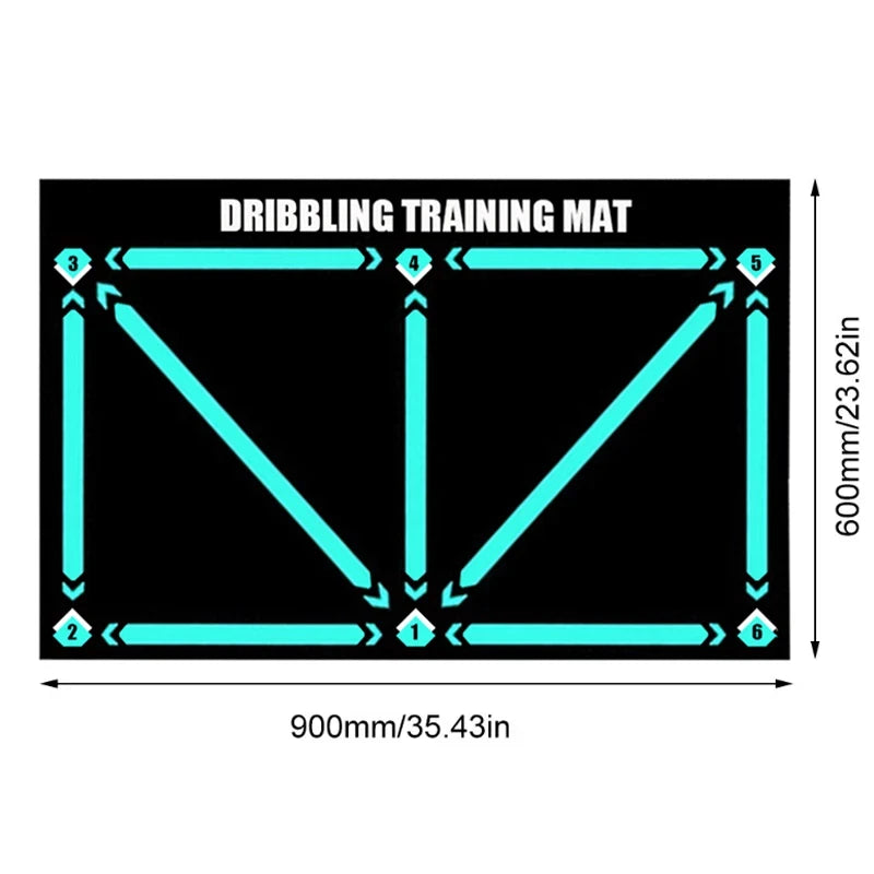 Durable non-slip football training mat Foldable carpet dribbling football training mat children's football indoor equipment - Buy online at  Vibe In Cart.
