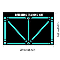 Durable non-slip football training mat Foldable carpet dribbling football training mat children's football indoor equipment - Buy online at  Vibe In Cart.