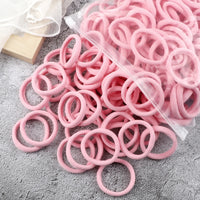 Women's Elastic Hair Bands, 4cm, Polyester, Set of 50