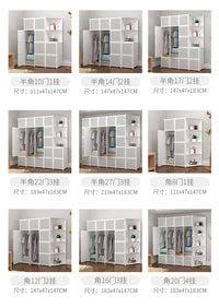 Modern Minimalist Closet Nordic Makeup Cube Jewelry Simple Portable Display Door Shelves Wardrobe Fabric Armario Hotel Furniture - Buy online at  Vibe In Cart.