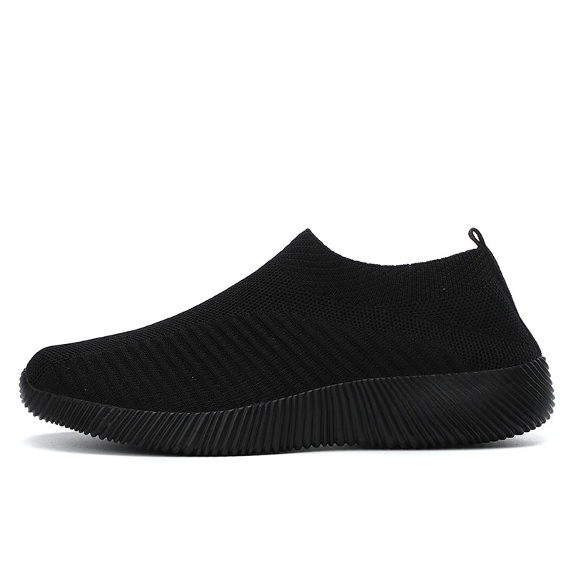 Women's Solid Color Sneakers Breathable Mesh Woven Outdoor Lightweight Low Top Walking Running Sports Socks Shoes - Buy online at  Vibe In Cart.
