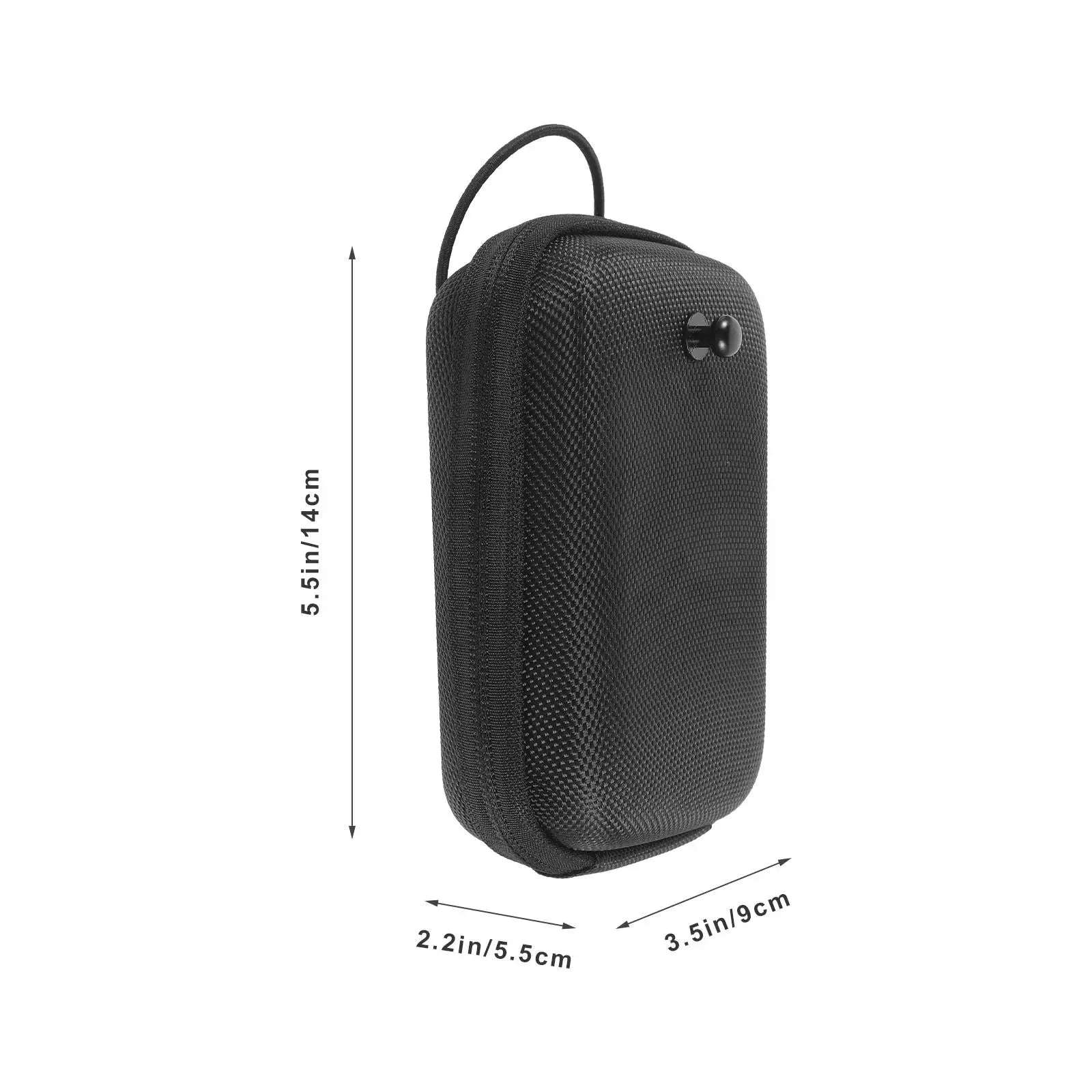 Black Shockproof Portable Golf Rangefinder Case in Canvas