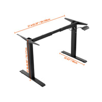 Electric Adjustable Height Standing Desk Frame Carbon Steel