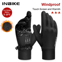 Warm Winter Cycling Gloves Fleece Waterproof Touchscreen Unisex