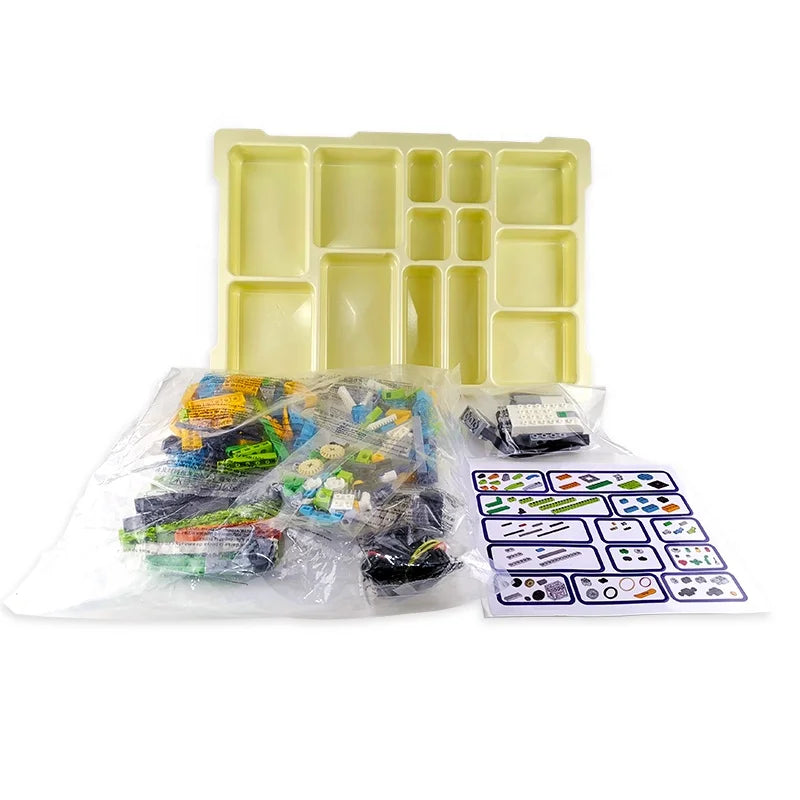 Educational Programmable Robot Building Blocks Set, 280 Pieces, 43x31x9cm