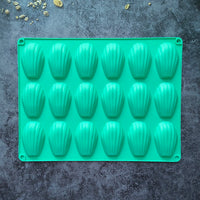 1pc 18 Cavity Madeleine Silicone Cake Mold Shell shaped Chocolate Cookie Biscuit Mould Handmade Silicone Bakeware Tools - Buy online at  Vibe In Cart.