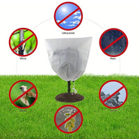 1/3Pcs Plant Covers Freeze Protection Non-woven Fabric Frost Cloth Plants Jacket Drawstring Tree Cover for Outdoor Plants - Buy online at  Vibe In Cart.