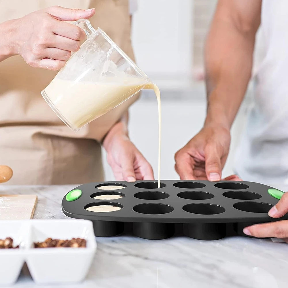 3 Pack Silicone Cake Molds Muffin Toast Donut Pan Round Cake Pan 9in Non-Stick Kitchen Bakeware Baking Tools - Buy online at  Vibe In Cart.