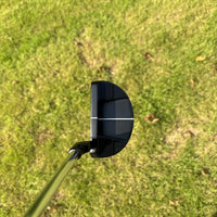 Right-Handed Men's Golf Putter with Zinc Alloy Head, Steel Shaft, Black Rubber Grip, 34/35 Inch