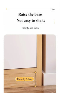 Bedside Table Bedroom Small-scale Simple Storage Rack High-capacity Modern Simple Storage Cabinet Multi Layer Storage Lockers - Buy online at  Vibe In Cart.