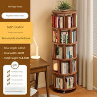 360° Rotatable Bookshelf Multifunctional Living Room Round Storage Rack Movable Children's Bookshelf - Buy online at  Vibe In Cart.
