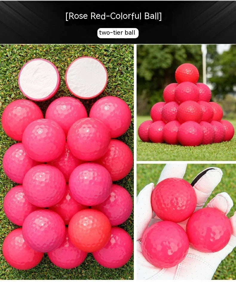 5Pcs/Pack PGM Golf Color Ball New Golf Color Ball Two/Three Layer Practice Ball Multi Color Solid Ball  Q006 - Buy online at  Vibe In Cart.