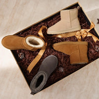 Litfun Winter Fur Snow Boots For Women Classic Thick Sole Outdoor Fuzzy Suede Mini Boots Women Genuine Wool Boots Fluffy Boots - Buy online at  Vibe In Cart.