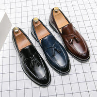 Brogues Shoes Men High Quality Social Leather Shoes British Tassels Formal Leather Men Wedding Business Dress Leather Shoes Male - Buy online at  Vibe In Cart.