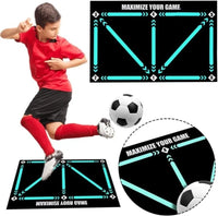 Football Training Mat Soccer Training Equipment Non Slip Foldable Kids Adults Dribble Mat Training Indoor Ourdoor Equipment - Buy online at  Vibe In Cart.