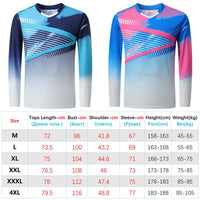 2023 New Style Print Badminton Shirts Men Sport Training Quick-dry Wicking Long Sleeve Casual Tennis Ping Pong Volleyball Tee - Buy online at  Vibe In Cart.