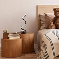 Classic Creative Spiral LED Table Lamp, Modern Minimalist Dimmable Spiral Table Lamp, Adjustable Arm, Soft Light, Multifunction - Buy online at  Vibe In Cart.