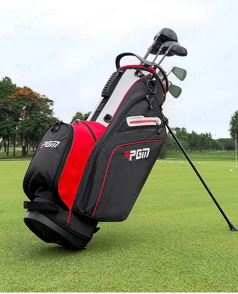 Lightweight Unisex Nylon Golf Rack Bag with 14 Insertions and Shoulder Strap