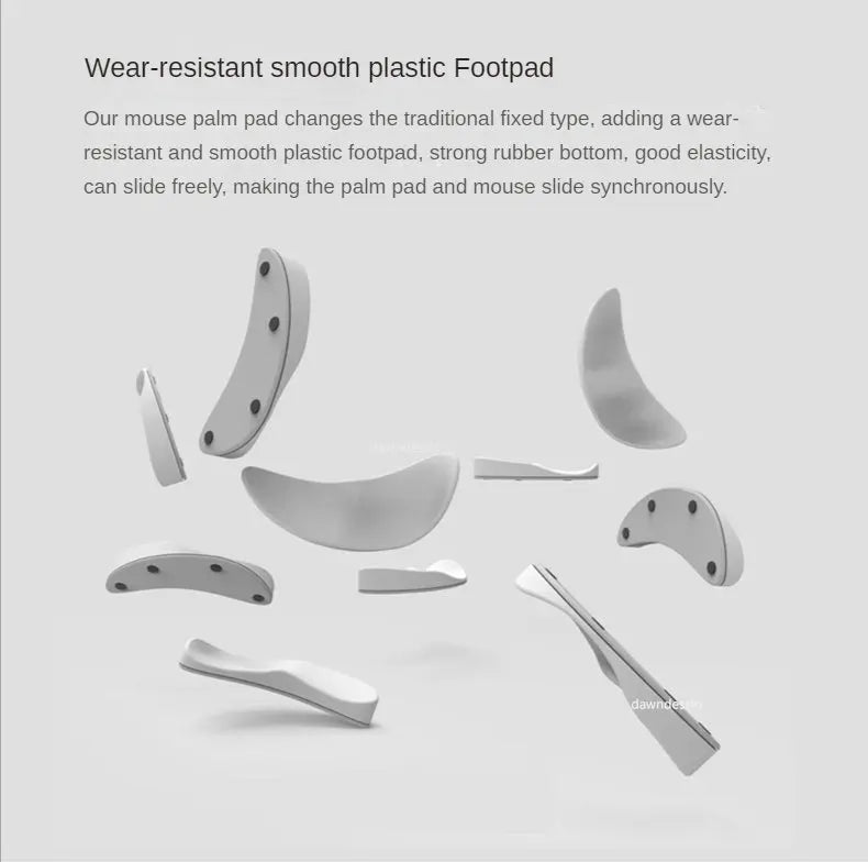 Ergonomic Silicon Gel Non-Slip Mouse Pad with Wrist Rest