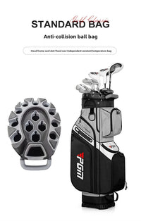 Golf Bag Large Capacity Travel Waterproof Multi-Function Anti-Collision