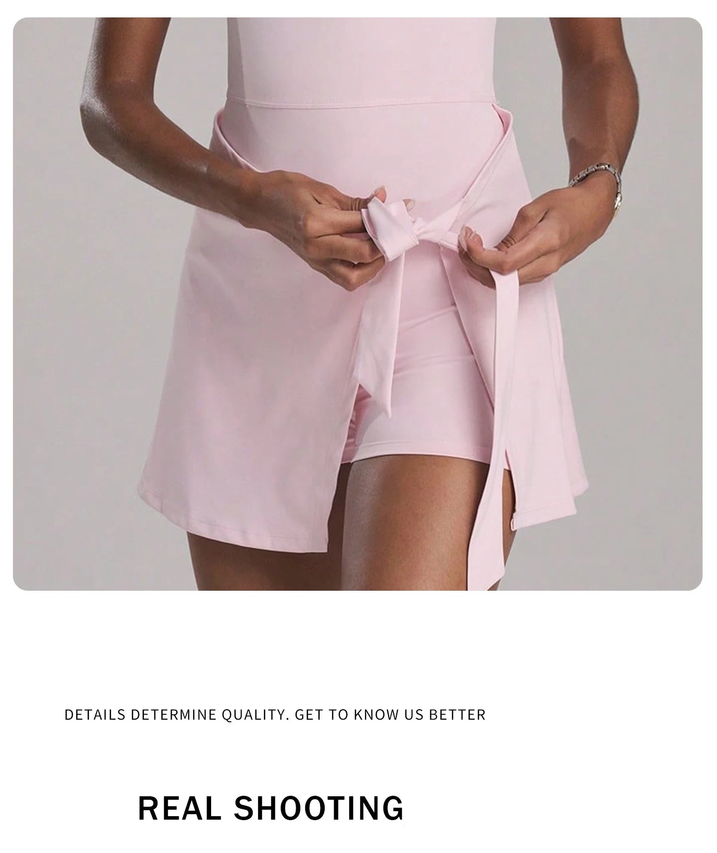 FUBEIKE New Fake Two-Piece Anti-Exposure Tight-Fitting Sports Dress Slimming Strap Casual Fitness Back Yoga Tennis Dress - Buy online at  Vibe In Cart.